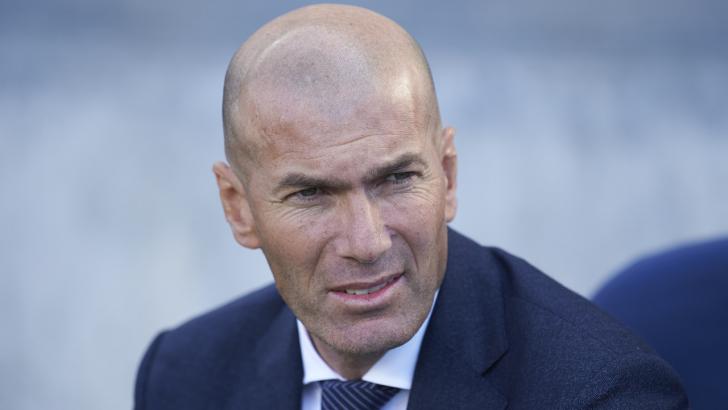 Real Madrid manager Zinedine Zidane.
